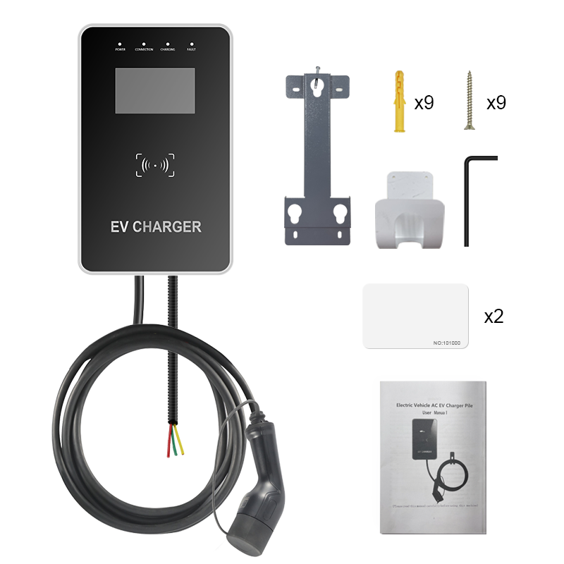 OEM 标志壁挂式 22KW EV 充电器，带 Type2 单插头的 EV 充电器站。